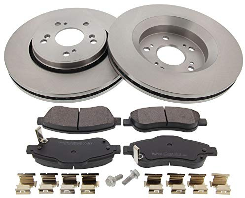 MAPCO 47526 Bremsensatz Bremsscheiben mit Bremsbelägen | Kompatibel mit: HONDA CR-V III, CR-V IV