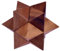 Stern Gr. S - Star - 3D Puzzle - Denkspiel - Knobelspiel - Geduldspiel - Logikspiel aus Holz