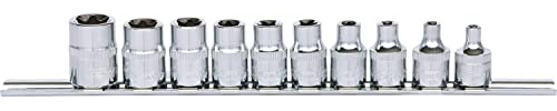 KS Tools 918.3955 3/8 CHROMEplus TX-E Stecknuss-Satz, 10-tlg.
