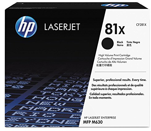 Original Toner No.81X CF281XL für hp Laserjet, schwarz