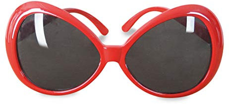 KarnevalsTeufel Käfer-Brille, rot, Sonnenbrille, Marienkäfer, Karneval, Mottoparty
