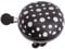 M-Wave Dots Fahrradglocke, Verschiedene Design, Stahl, Schwarz/Weiß, 80 mm