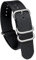 Talk Time NATO Zulu 4 Ring Heavy Duty Black Nylon Watch Strap PVD Buckle 22mm