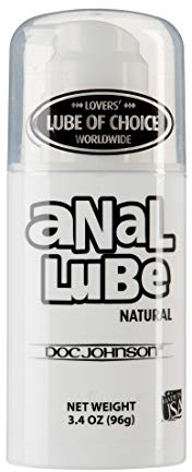 Doc Johnson Anal Lube, Mega Pump, Natural