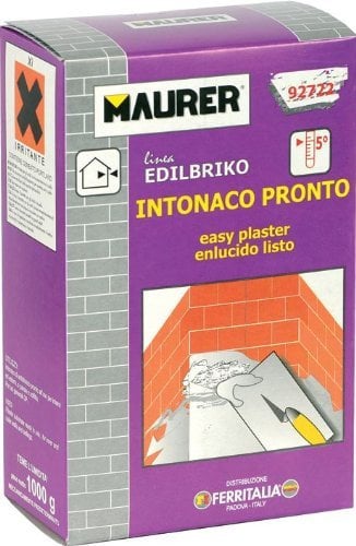 Intonaco Pronto Maurer Kg.5 per Incollaggio di piastrelle, gres e ceramiche