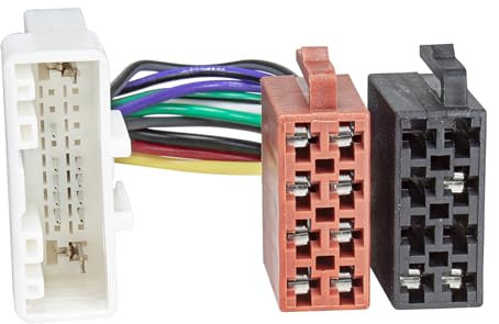 tomzz Audio 7038-001 Radio Adapter Kabel kompatibel mit Nissan Almera Altima Murano Navara Qashqai Tiida X-Trail 370Z Pathfinder Infiniti auf 16 pol ISO Norm