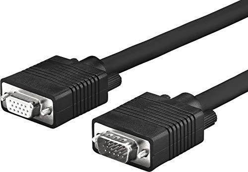 VivoLink 30 m VGA M/F 30 m VGA (D-Sub) VGA (D-Sub) schwarz VGA-Kabel (VGA (D-Sub), VGA (D-Sub), männlich, weiblich, Schwarz)
