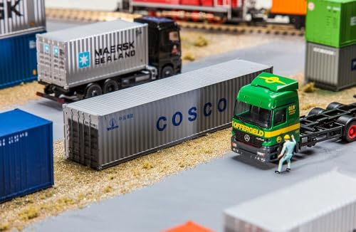FALLER FA 180845-40 Container Cosco, Zubehör für die Modelleisenbahn, Modellbau