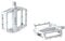 NC-17 STD I S-Pro Pedal für BMX/Downhill/Mountainbike Silber Silber