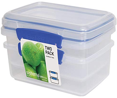 Sistema KLIP IT Food Storage Containers, 1 L - Pack of 2