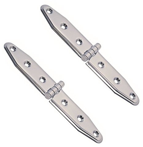 2 Stück Edelstahl Scharnier V2A