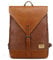 DokinReich Vintage Rucksack Wanderrucksack Retro Laptoprucksack Hiking Backpack Damen Herren Schultertasche Rucksack Für Camping Reise Geeignet, L, Braun