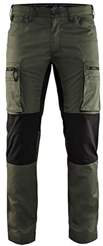 Blåkläder 14591845 Diensthose Stretch, Armee-Grün / Schwarz, C60