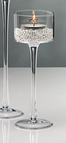 5x Glas-Kerzenhalter 25 cm von Sandra Rich