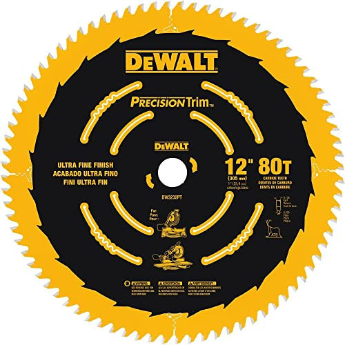 DeWalt Black + Decker/DWLT DW3232PT Precision Trim Saw Blade-12 80T COATED BLADE