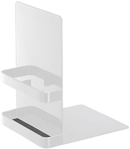 Yamazaki 6872 Tower Bookends, White, Steel, 12 x 15 x 18 cm