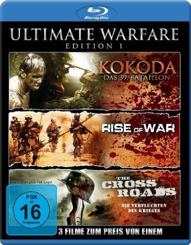 Ultimate Warfare - Edition 1 (Kokoda - Das 39. Bataillon / Rise Of War / The Cross Roads - Die Verfluchten des Krieges) [Blu-ray]