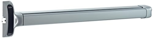 Vachette Barre Anti-Panique Porte Sortie de Secours Bois & Métal - 1900BM - Max 850mm Recoupable, Réversible avec Gâche - 1 Point de Verrouillage - Résistance Vandalisme et Corrosion - Garantie 10 Ans