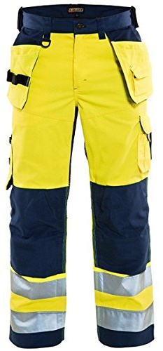 Blaklader 15651811 Belüftete Hochsichthose, Gelb/Marine, grootte D92
