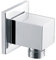 bath & more 150012439 Wandanschlussbogen Quadrat II, 1/2 mit Rückflussverhinderer, chrom
