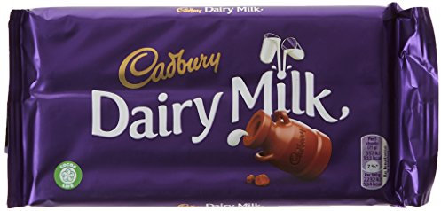 Cadbury Tablette de Chocolat au Lait 200 g - Lot de 7