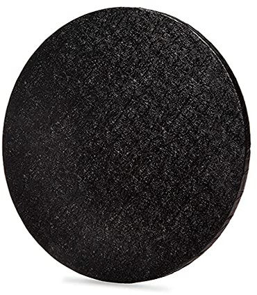 10-inch Cake Drum Black, Individually Wrapped, Sturdy Fibre Cake Drum Round, Pack of 1 - Anniversary House (D002)