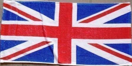 Union Jack 100% Cotton Pub Bar Towel - 52x22cm - New