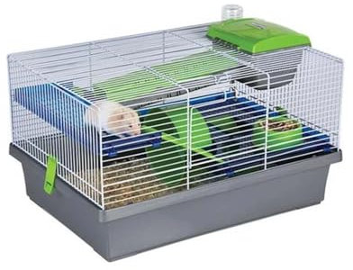 Rosewood PICO Hamster Home, Medium, Silver/Green