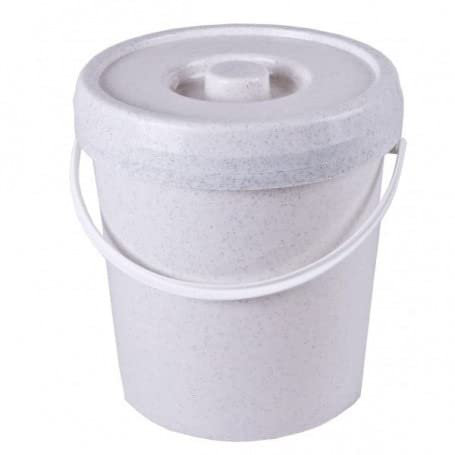 Windeleimer 12L , stabil und dicht, graumelange