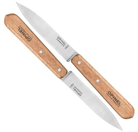 Opinel Küchenmesser, Edelstahl, Braun, 19,5 x 1,7 x 1 cm, OP1223