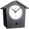KOOKOO EarlyBird Schwarz, Wecker mit Vogelmelodie (Originalaufnahme) oder Dreiklangton