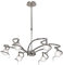 Inspired Mantra - Dali - Teleskopdeckenanhänger Semi Flush Cabrio 6 Light G9, Chrom poliert