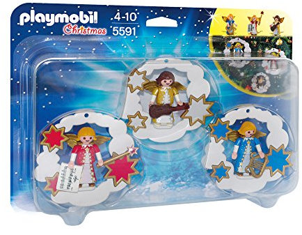PLAYMOBIL Navidad - Pack Adornos de Navidad de ángel (5591)