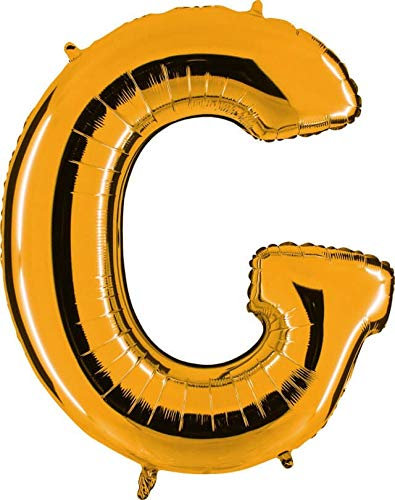 Riesenbuchstabe Folienballon 40/102cm | Gold #G