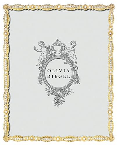 Gold Asbury Austrian Crystal 8x10 Frame by Olivia Riegel - 8x10