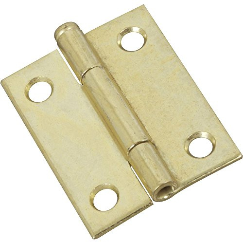 National Hardware N141-879 Removable Pin Hinges, Brass, 2 inch