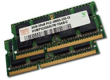 HYNIX RAM 2x2 GB PC2-5300 (667MHz) DDR2 SO-DIMM per MacBook (Pro)/ iMac