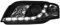 AUTO-STYLE Satz Scheinwerfer inkl. TFL kompatibel mit Audi A3 8P 2003-2008 - Schwarz, Unbekannt