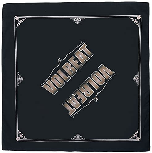 Volbeat Raven Logo Unisex Bandana Mehrfarbig, Schwarz, Einheitsgröße