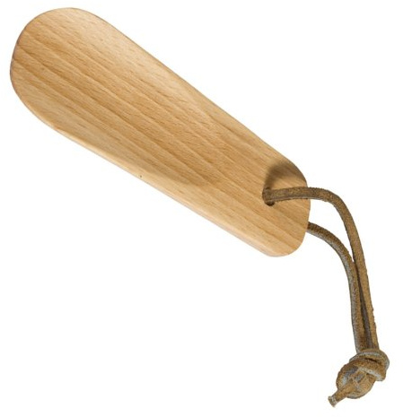 Schuhanzieher aus Buchenholz, 11 cm