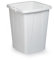 Durable Durabin Abfalleimer / Wertstofftonne 90 Liter, lebensmittelecht, mit Tragegriffen, weiß, 1800474010