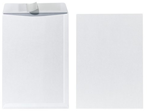 Herlitz Versandtasche C4 90 g Haftklebend, 10 Stück mit Innendruck in Folienpackung, eingeschweißt, weiß