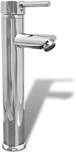 vidaXL Bathroom Mixer Tap Brass