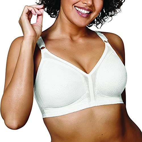 Playtex Women's 18 Hour Soft Cup Wirefree Bra, White, 36D