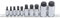 BGS 5099 | Bit-Einsatz-Satz | extra kurz | Innensechskant 4 - 19 mm | 10-tlg.