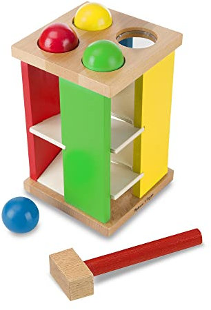 Melissa & Doug Pound and Roll Tower | Developmental Toy | Motor Skills | Problem Solving | 2+ | Gift for Boy or Girl