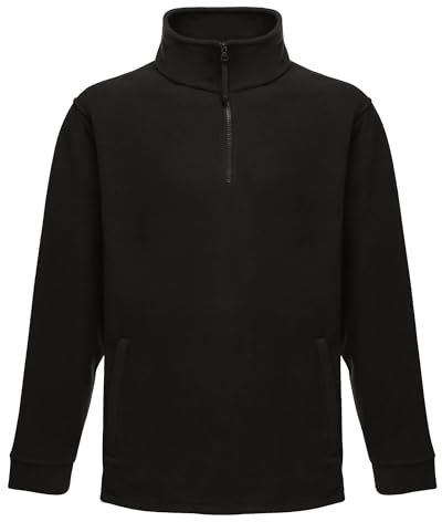 Regatta Thor Overhead Half Zip Anti-Pill Fleece Top (170 GSM) (2XL) (Black)