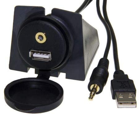 Adapter-Universe® 4391 Prise Allume-Cigare avec Prise Jack 3,5 mm encastrable