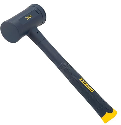 ESTWING Dead Blow Hammer - 26 oz Mallet with No-Mar Polyurethane & Cushion Grip Handle - CCD26