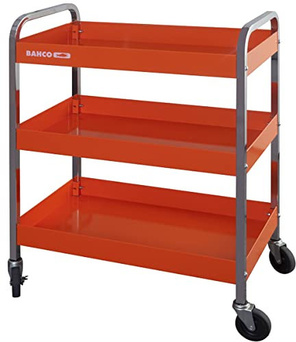 Bahco Trolley mit 3 Ebenen, Aluminium Rahmen, 1315 x440 x1025mm, max. 30 (per shelf) kg pro Ablage, 1315mm